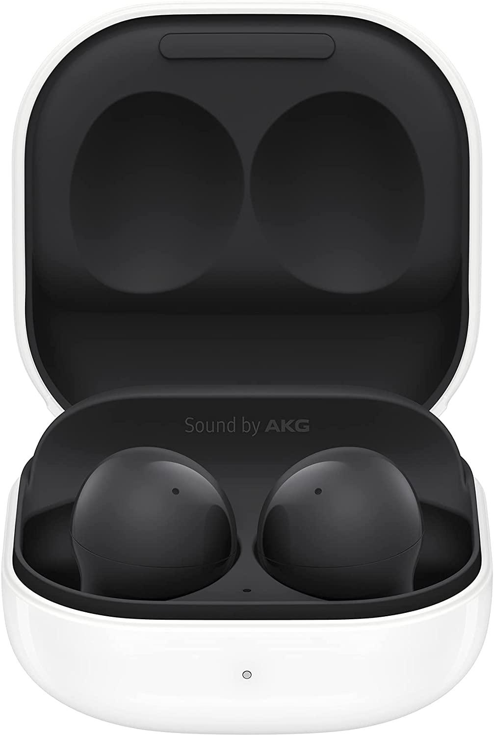 Samsung Galaxy Buds2 Buds 2 Bluetooth Earbuds, True Wireless, Noise Cancelling, Charging Case, Quality Sound, Water Resistant, Black / Graphite