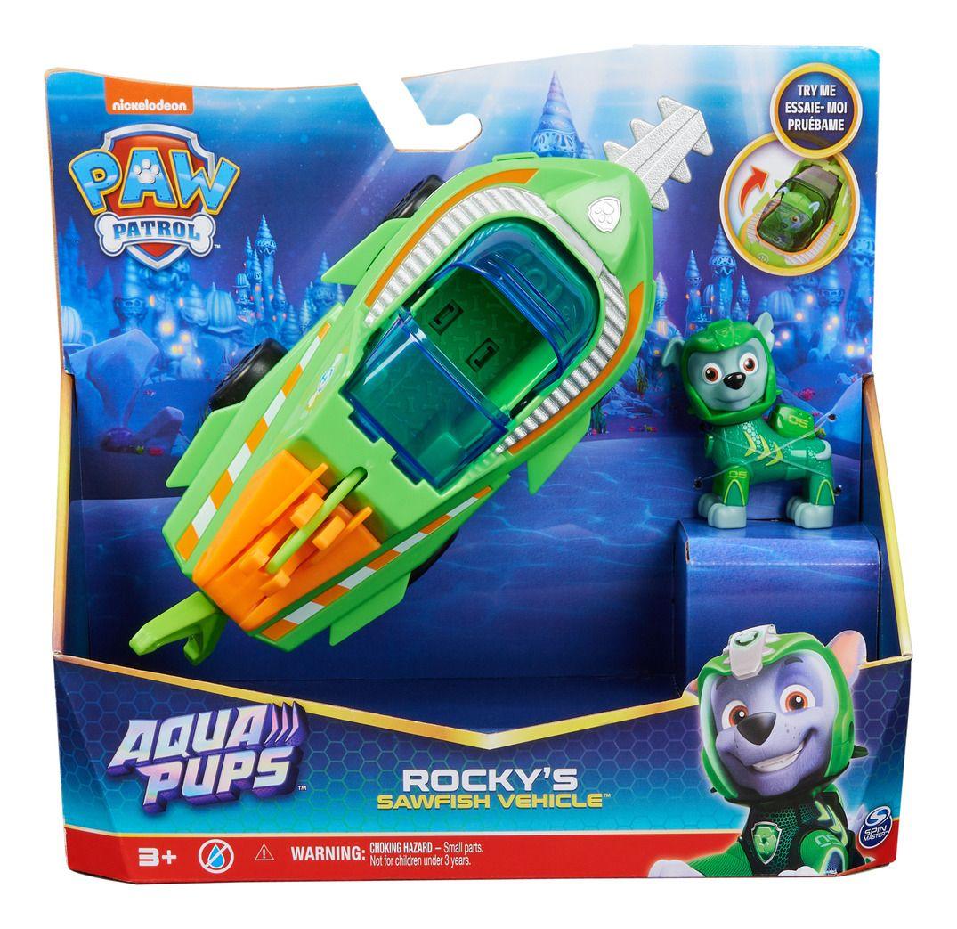 Paw Patrol Aqua Pups Rocky's Sawfish Vehicle