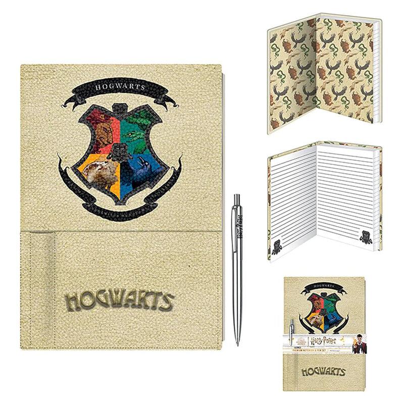 Harry Potter (Intricate Houses) Premium Notebook with Pen