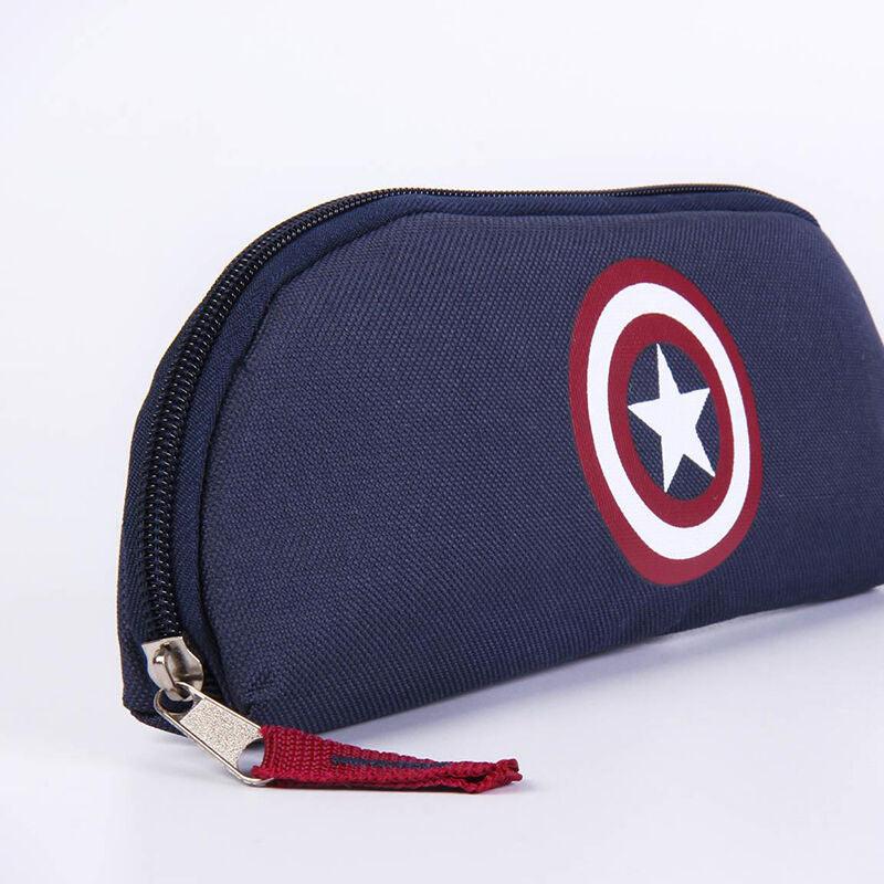 Captain America logo pencil case 22x7x4 cm