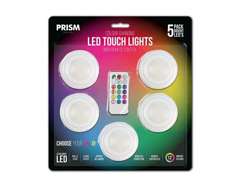 LED Touch Lights 5pk