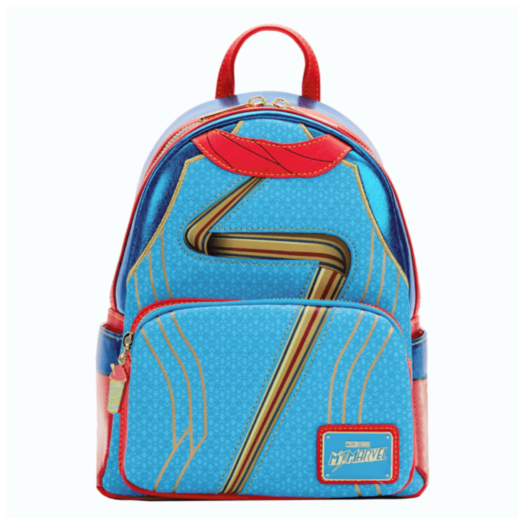 Loungefly Ms Marvel Cosplay 10” Faux Leather Mini Backpack