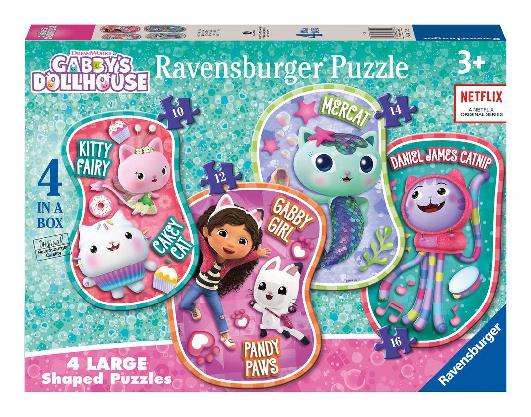 Gabby's Dollhouse 4 in a Box Jigsaw Puzzle