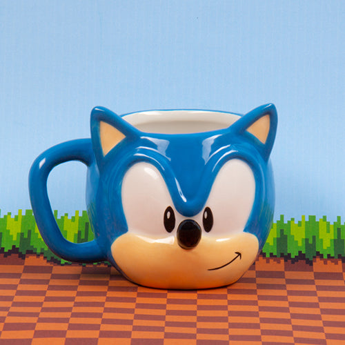 Sonic Shaped Mug and Puzzle