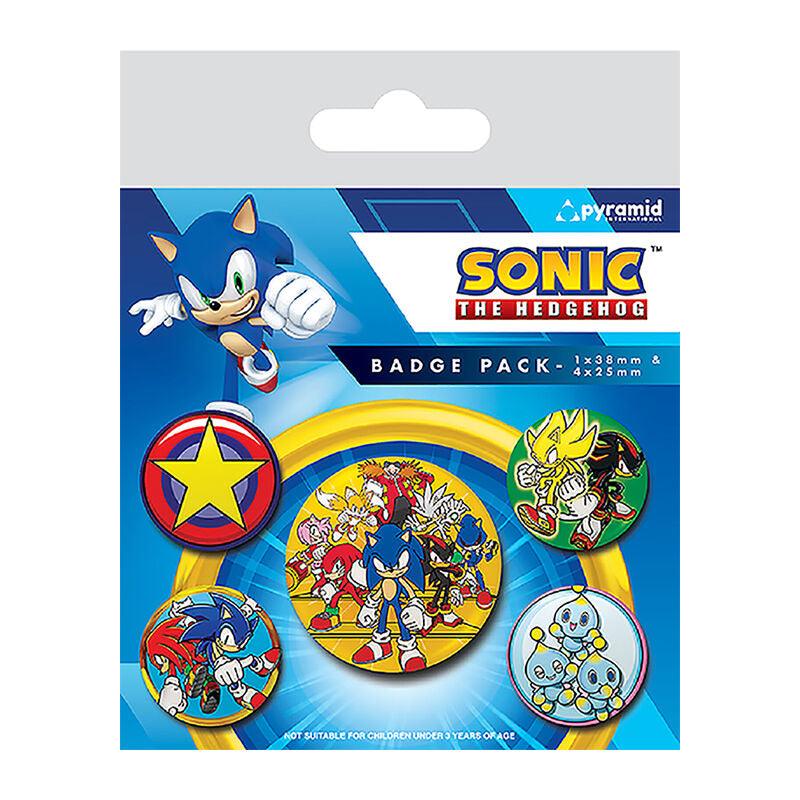 Sonic The Hedgehog (Speed Team) Badge Pack (5 pieces)