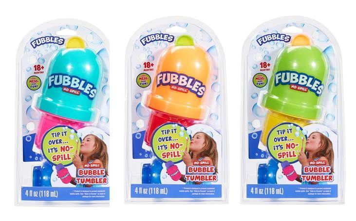 Fubbles No-Spill Bubble Tumbler, Assorted, Random Delivery