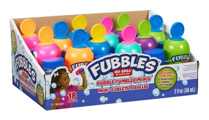 Fubbles No-Spill Bubble Tumbler Mini, Assorted, Random Delivery