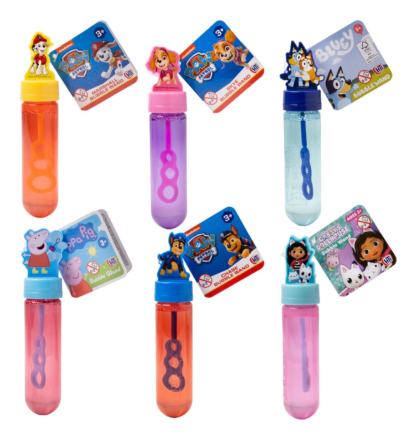 Mini Wands – Compact Bubble-Blowing Wands for Outdoor Fun and Party Play - 1 Piece, Random Delivery