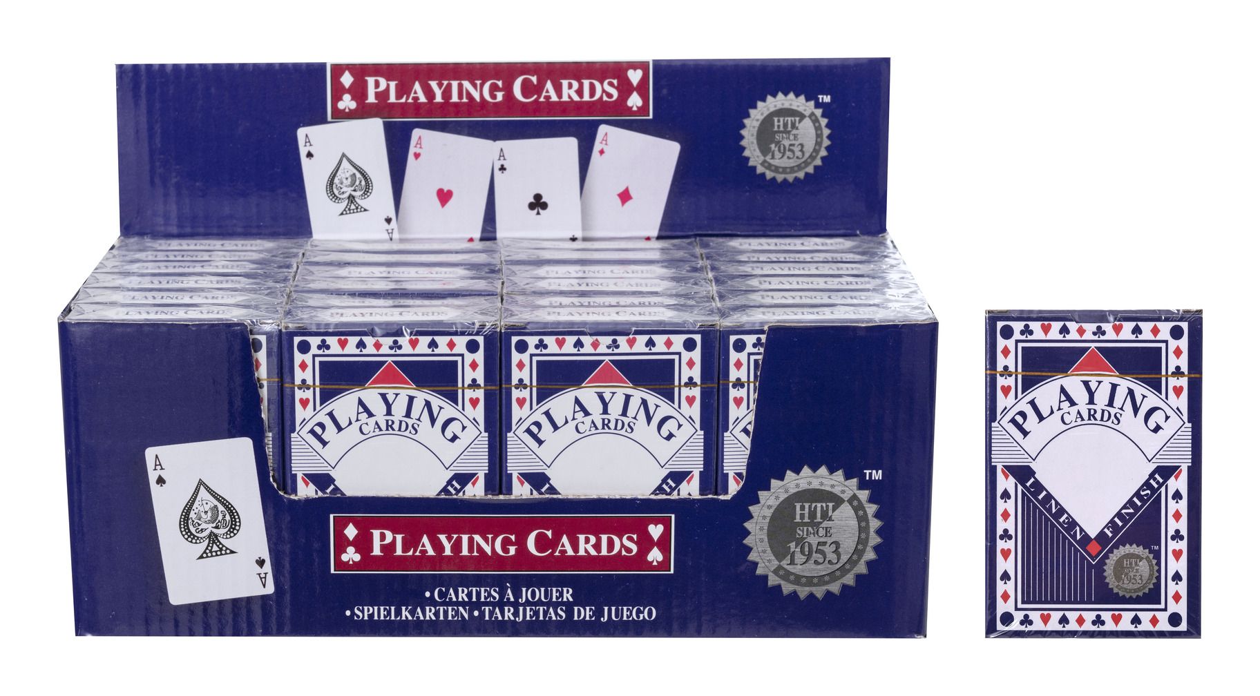 Durable Plastic Coated Playing Cards - Perfect for Game Nights (1 Piece)