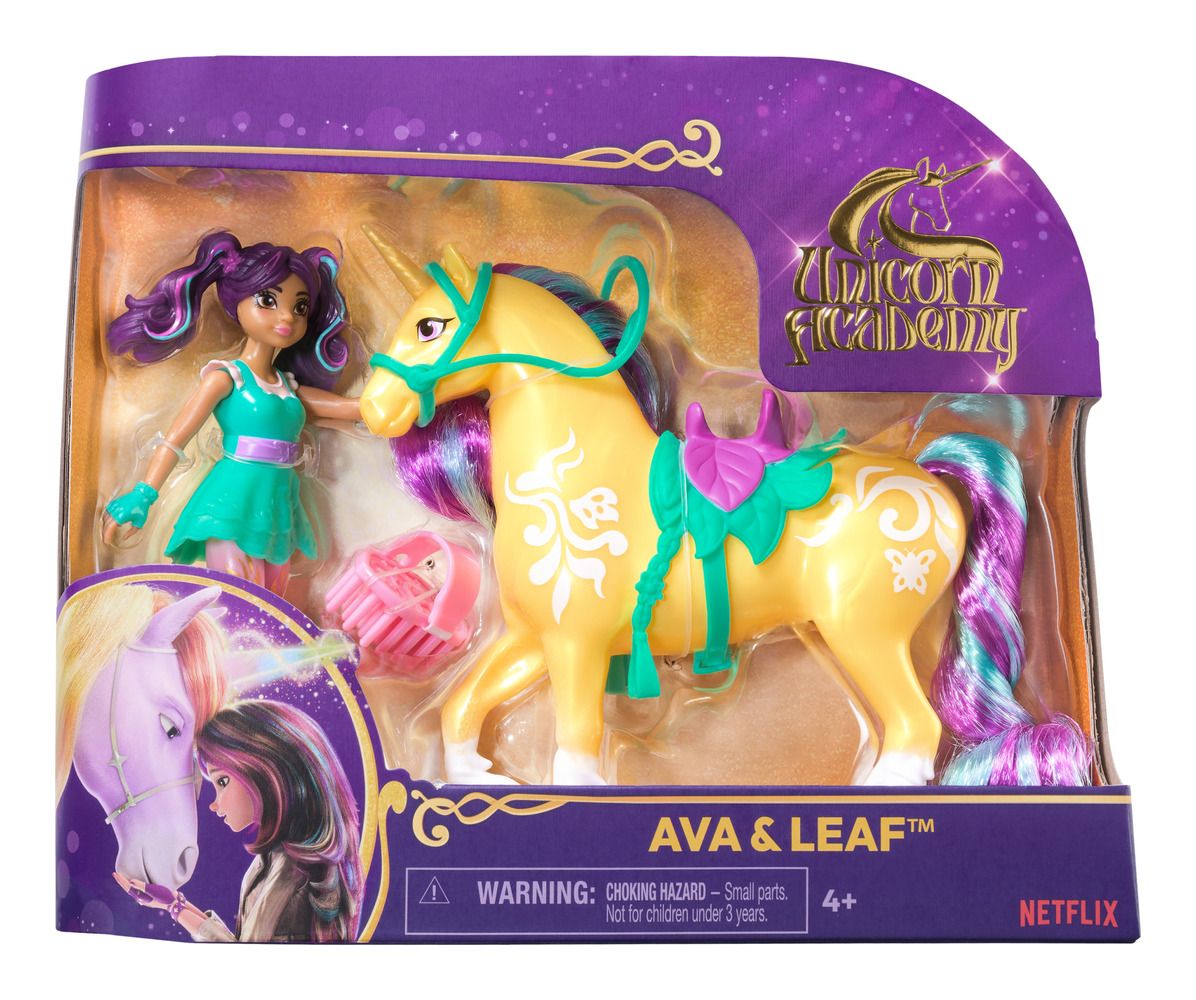 Unicorn Academy Small Doll Ava & Leaf