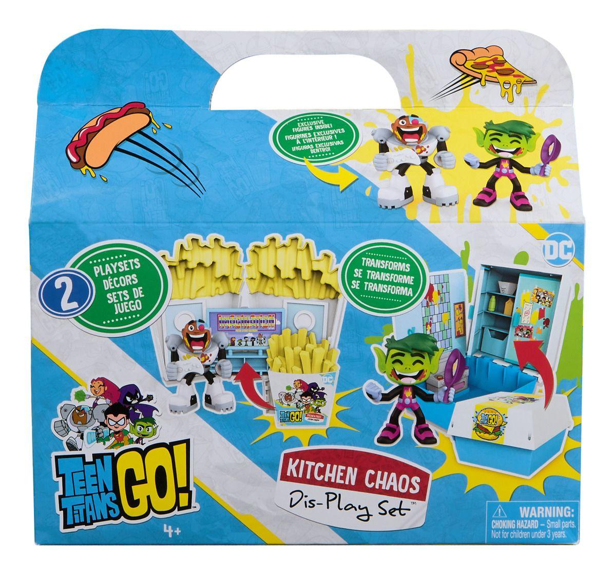 Teen Titans Go Kitchen Chaos Dis-play Set