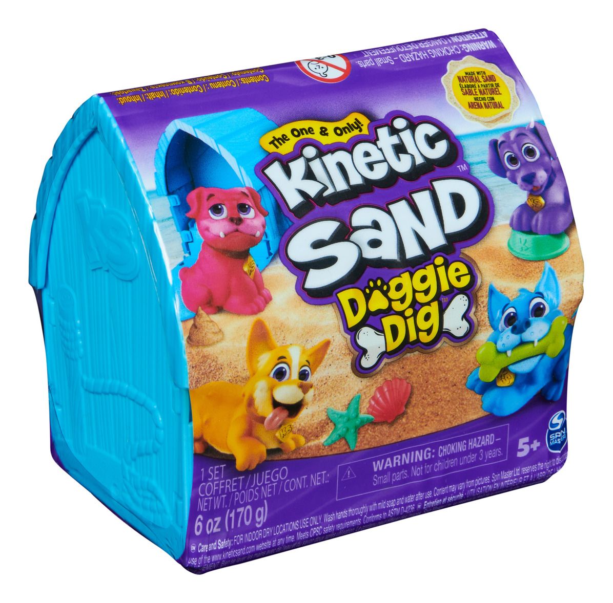 Kinetic Sand Doggie Dog, 1 Piece, Blind Box, Random Delivery