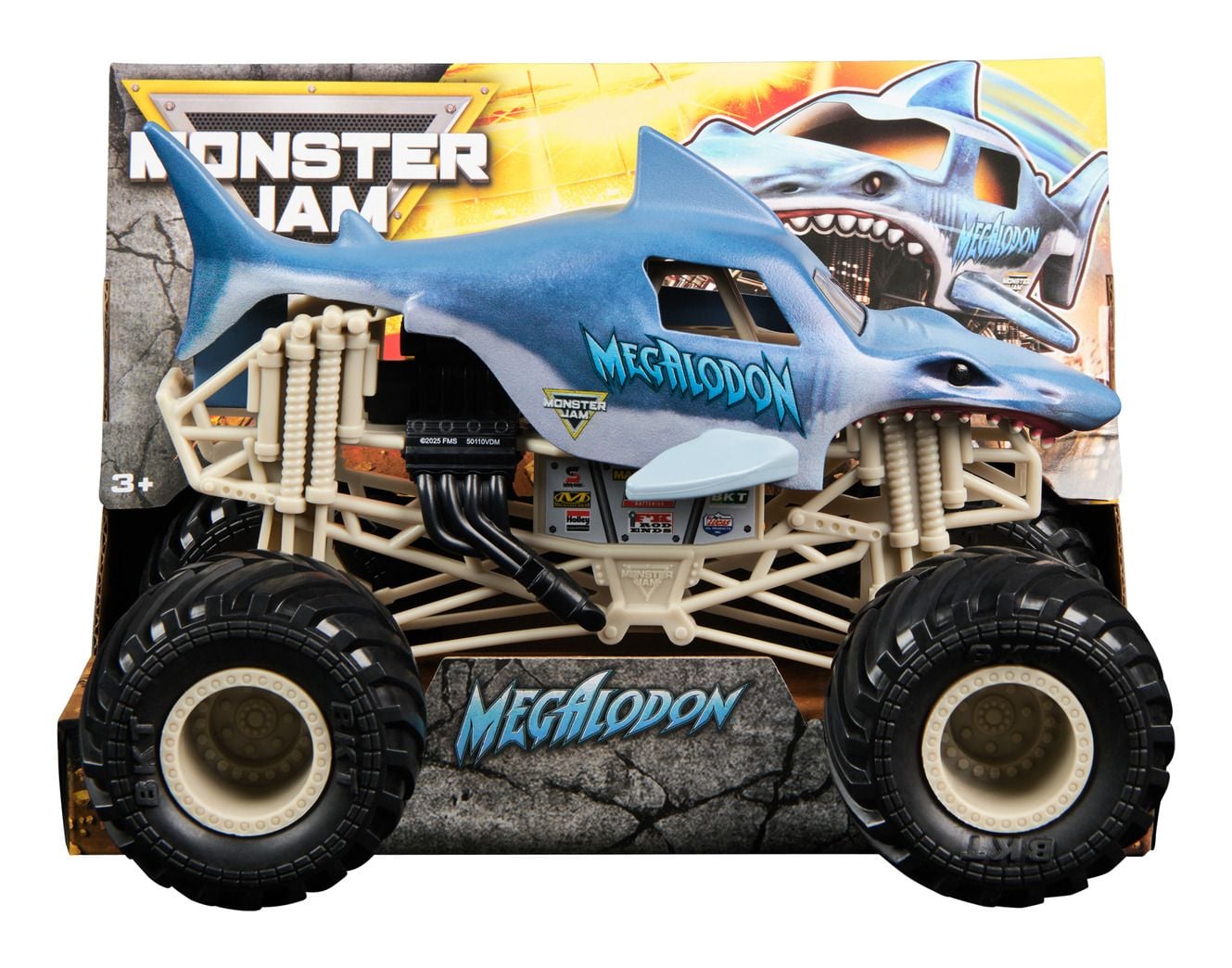 Monster Jam - 1:24 Die Cast Solid - Megalodon