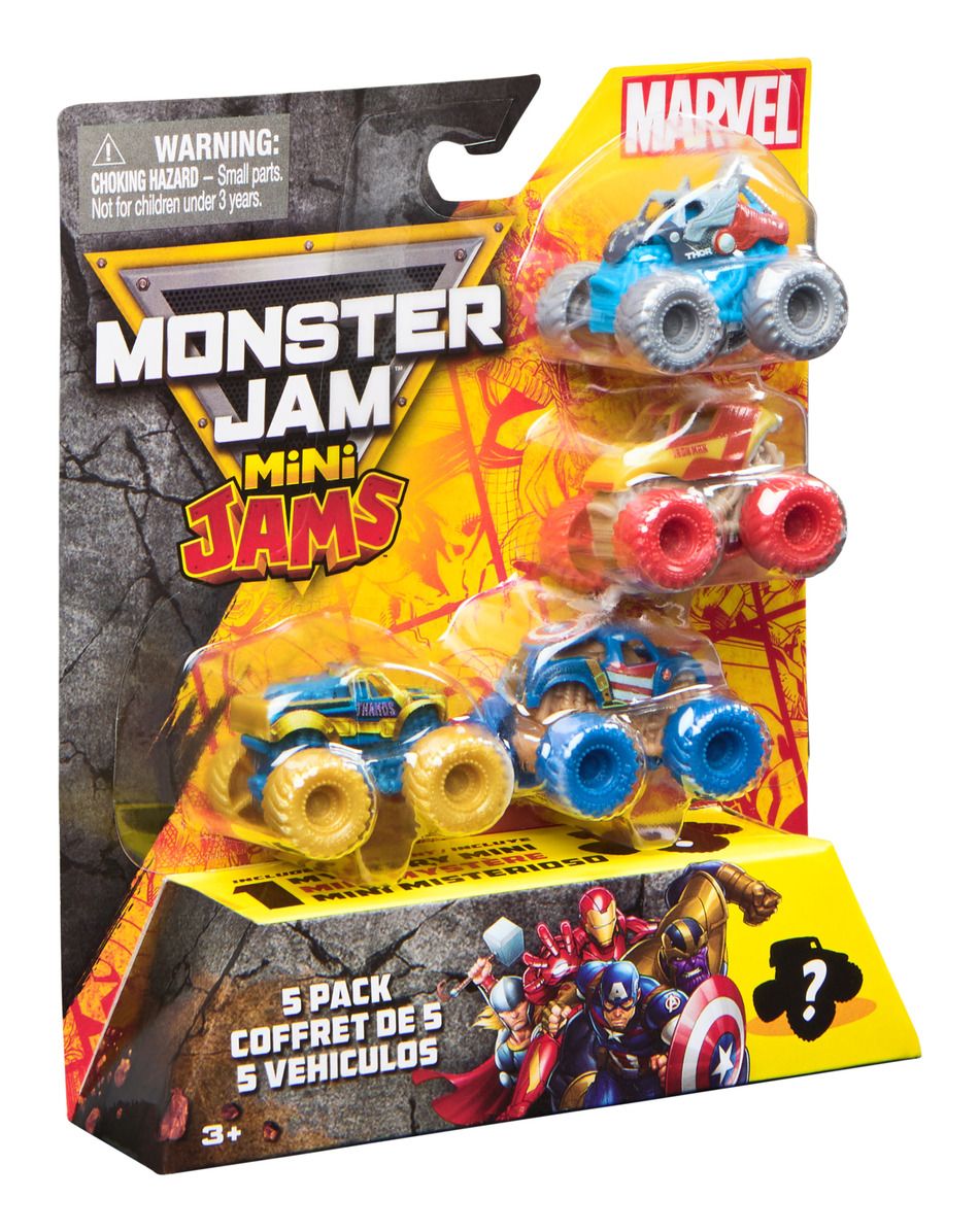 Monster Jam - Marvel Mini 5 Pack