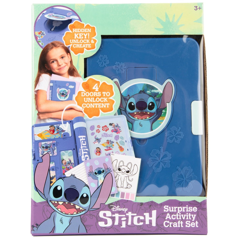 Disney Stitch Surprise Activity Craft Journal Set