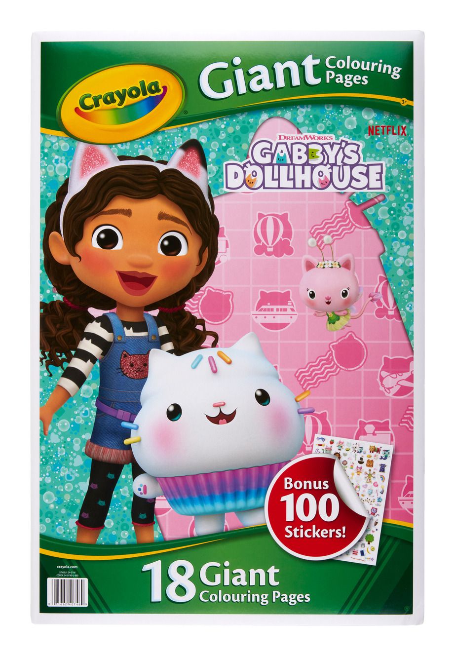 Gabby's Dollhouse Giant Colouring Pages