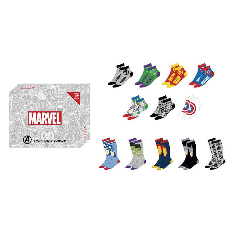 Marvel Avengers Advent Calendar/ Gift Box Socks sz. 41/46