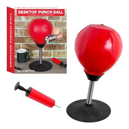 Desktop Mini Punch Ball Punching Bag Free Standing Stress Buster with Pump Toy