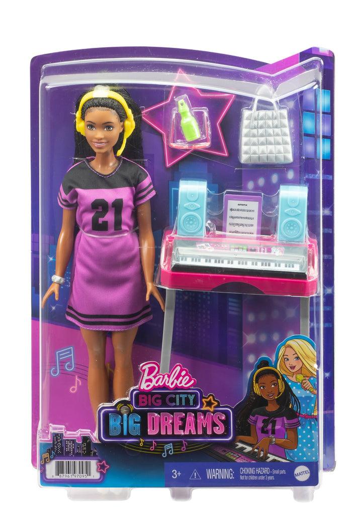 Barbie Big City Big Dreams Brooklyn Barbie Doll & Music Studio Playset