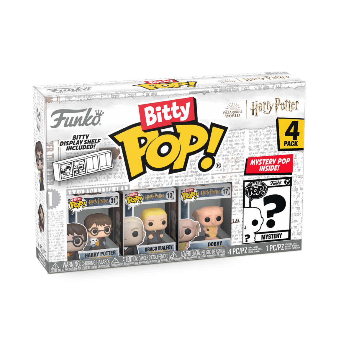 Funko POP! Funko Bitty POP: Harry Potter - Harry Potter 4PK