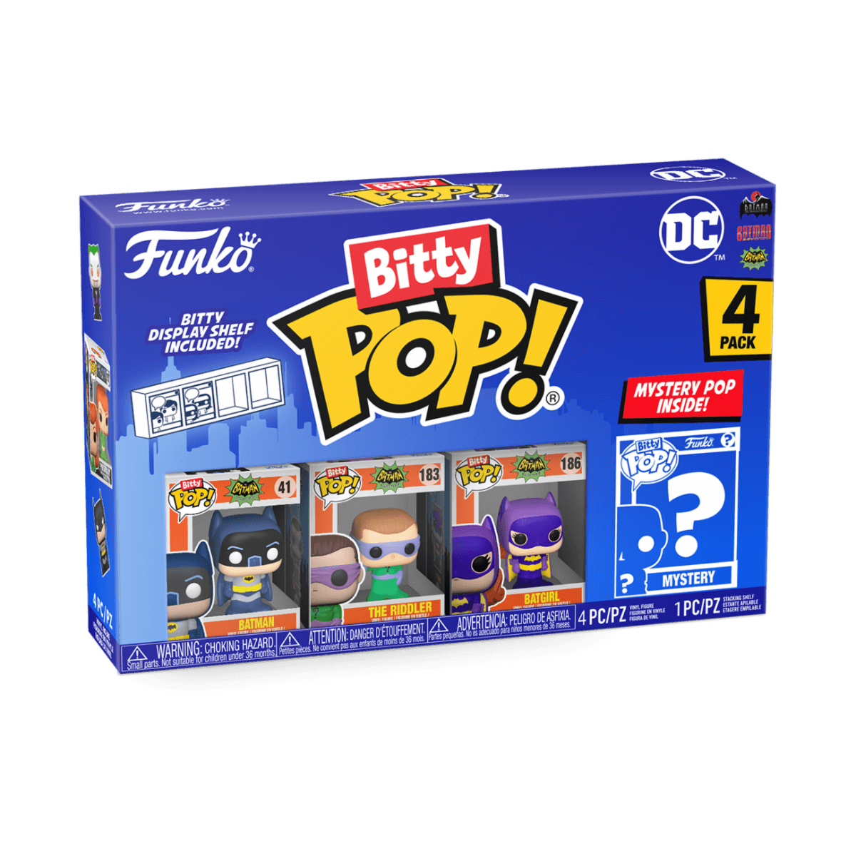 Funko POP! Funko Bitty POP: DC- Batman Adam West 4PK