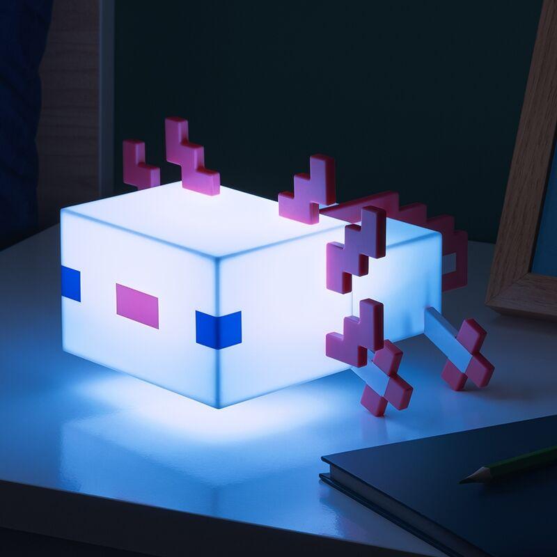 Minecraft Axolotl Light - Officially Licensed, Five Color Modes, Minecraft Lamp