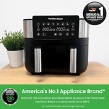 Hamilton Beach HealthyCook Dual 2 x 4L Air Fryer