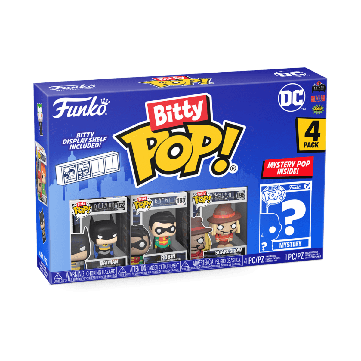 Funko POP! Funko Bitty POP: DC- Batman 4PK