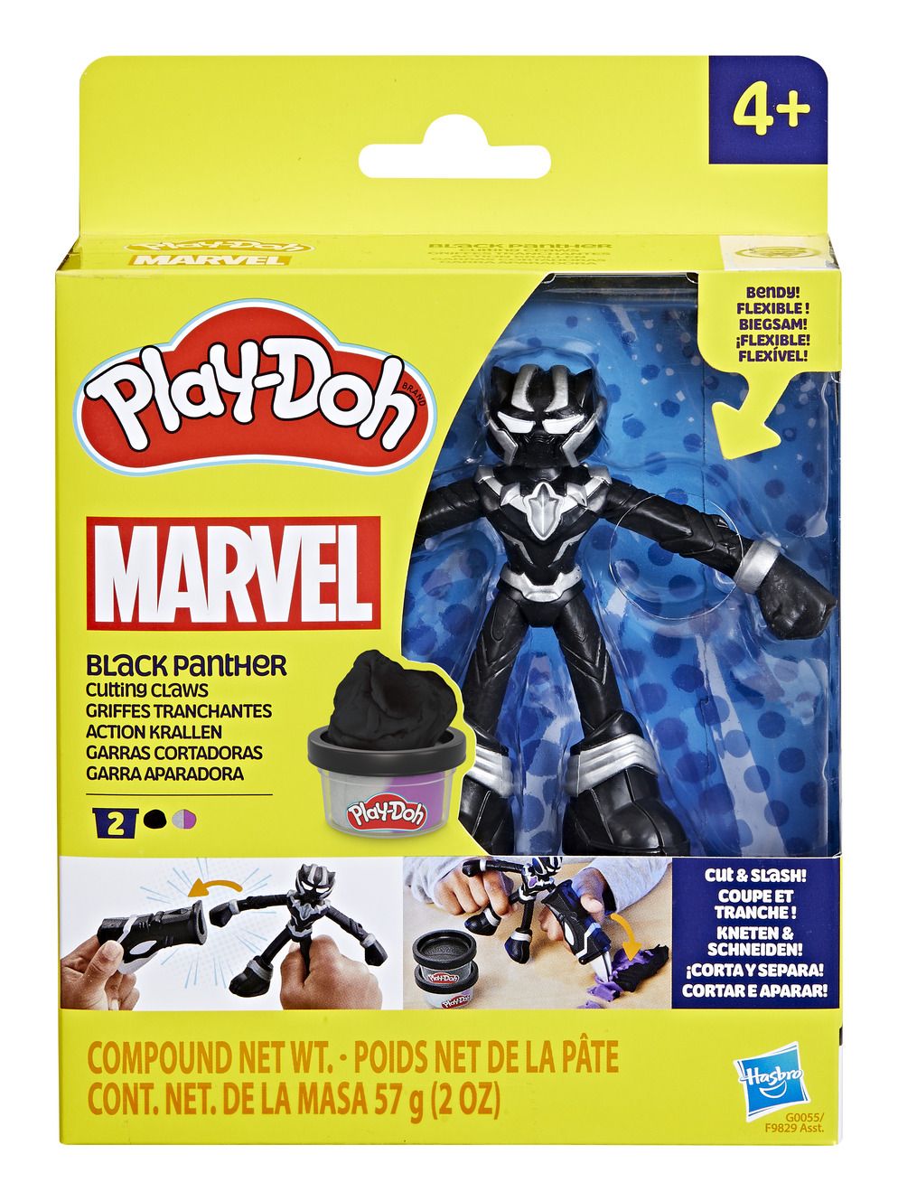 Play-Doh Marvel Black Panther Cutting Claws Action Figure Playset