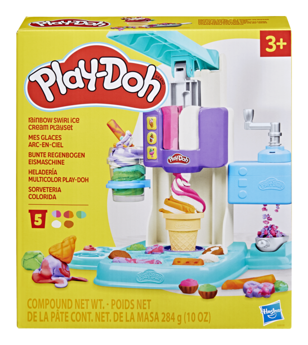 Play-Doh Rainbow Swirl Ice Cream Playset