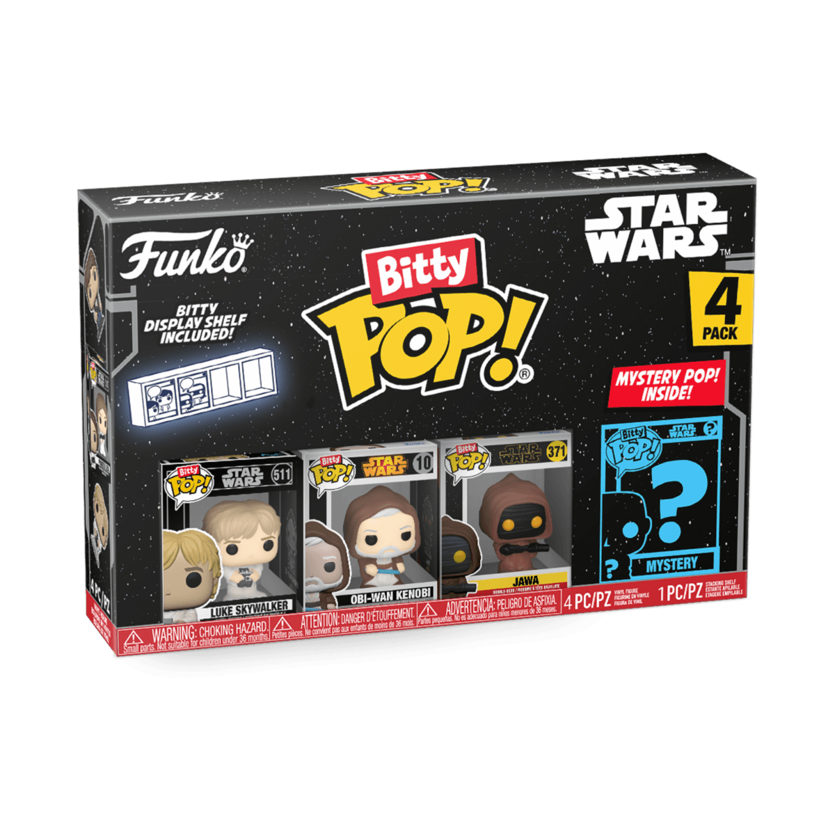 Funko POP! Funko Bitty POP: Star Wars- Luke 4PK