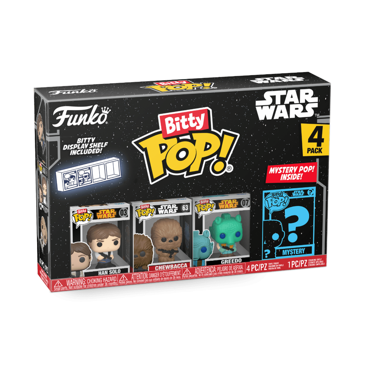 Funko POP! Funko Bitty POP: Star Wars- Han Solo 4PK