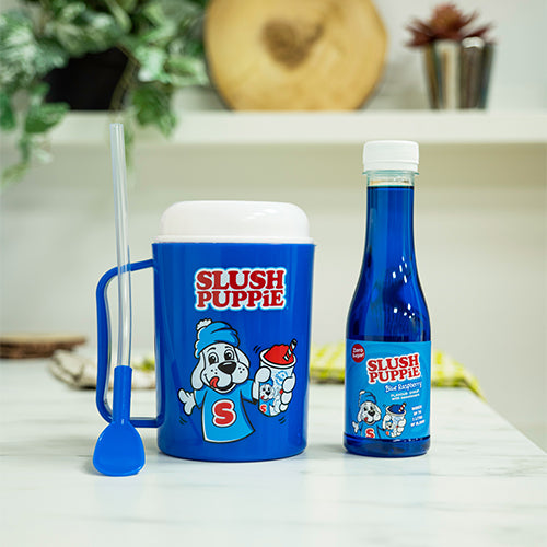 SLUSH PUPPiE Making Cup & ZERO BluRberry Syrup Set