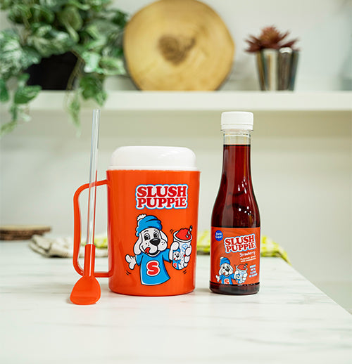 SLUSH PUPPiE Making Cup & ZERO Strawberry Syrup Set