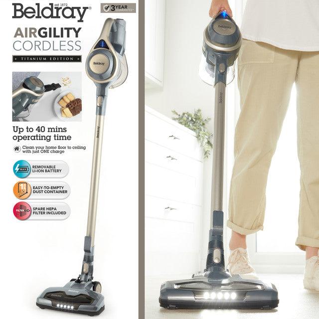 Beldray Airgility Cordless Vacuum Cleaner - 22.2V