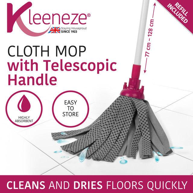 Cloth Mop With Telescopic Handle