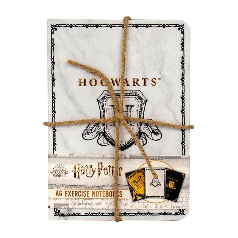 Harry Potter 3Pk A6 Notebooks Pack (Hogwarts) Size: 31 x 25,5 x 2,8 cm