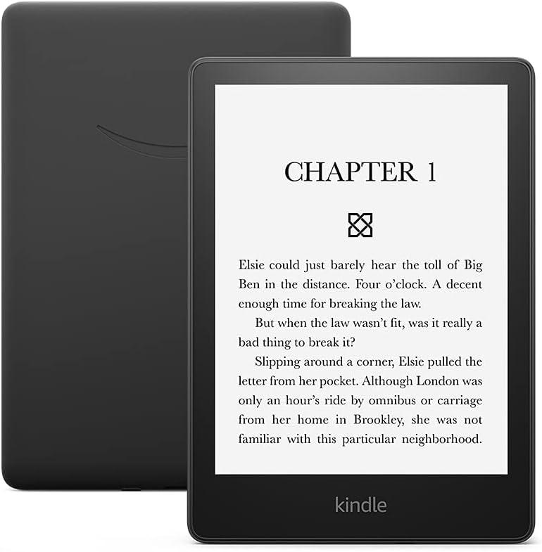 Kindle Paperwhite (16 GB) 11th Generation – Now with a 6.8" Touch Display with Adjustable Warm Light, Waterproof, USB-C Charging  16GB – Black