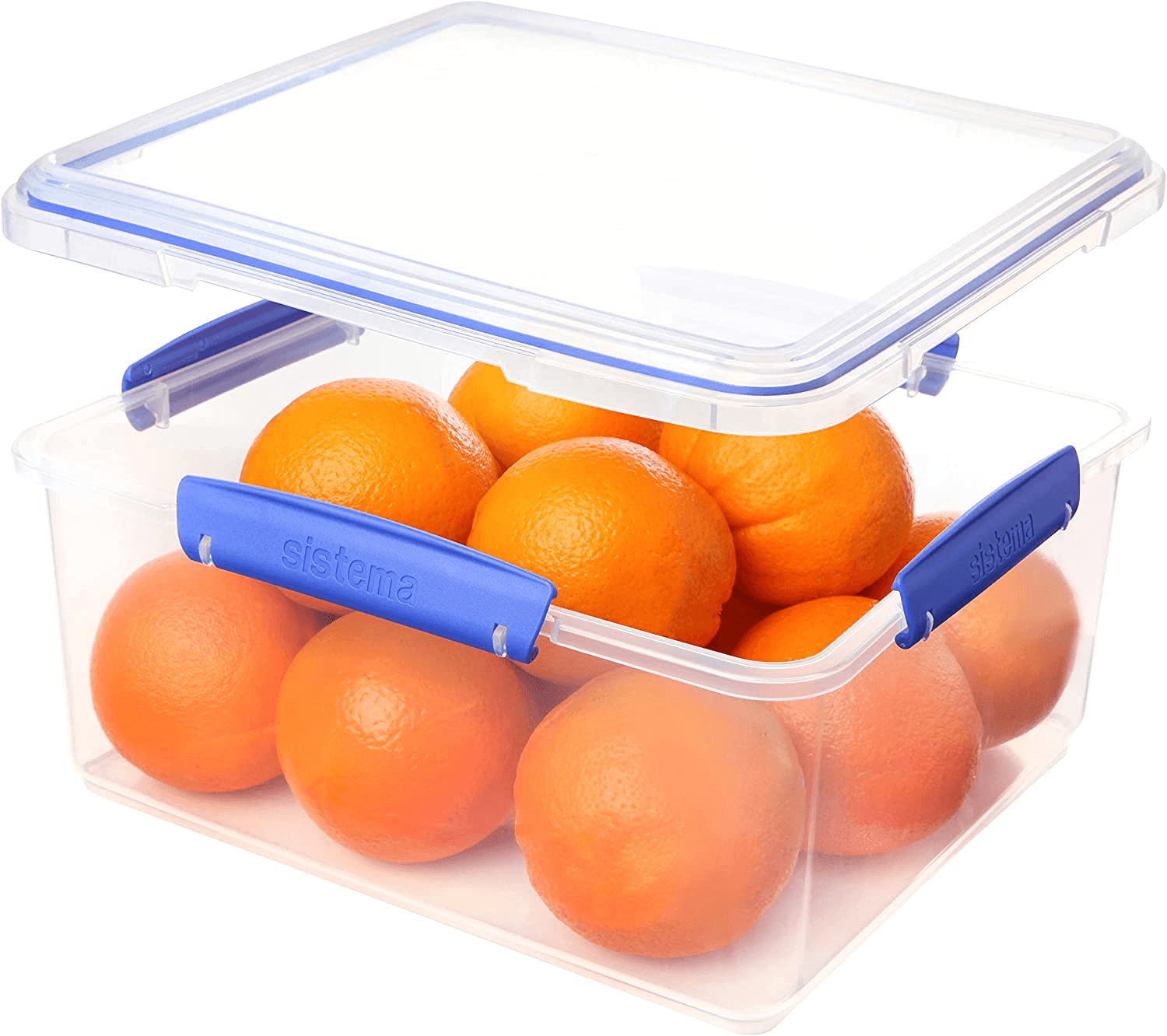 Sistema Klip It Rectangular Food Storage Box Clear 5Ltr