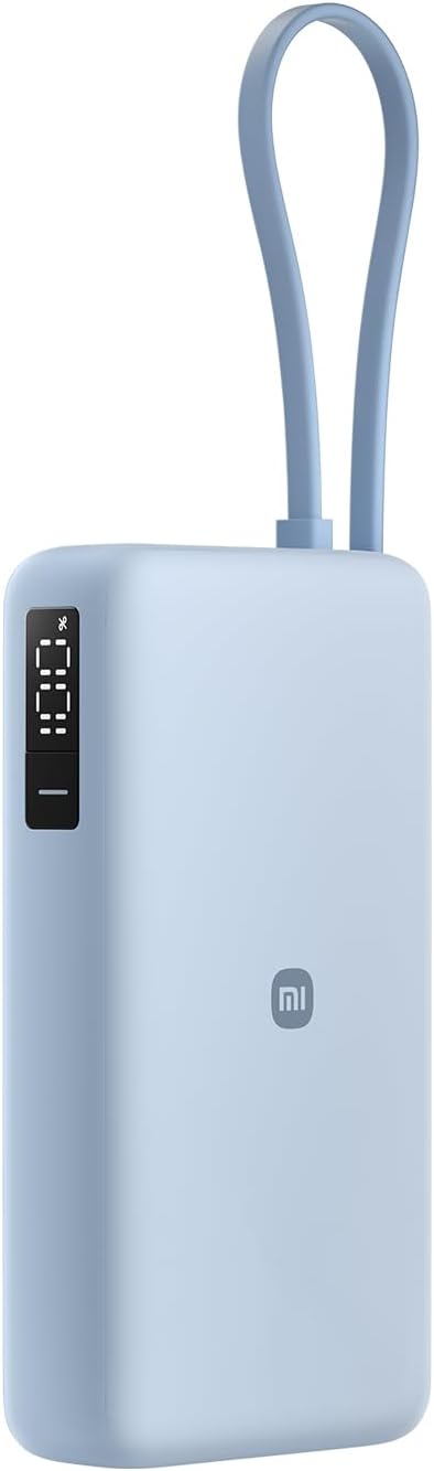 Xiaomi 67W Power Bank 20000mAh with Integrated Cable – Ice Blue
