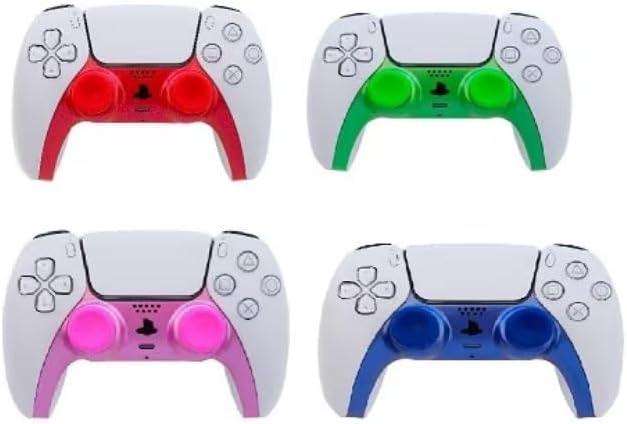 DualSense Controller Styling Kit (4 PK) - Faceplate Shell & Thumbs Grips (Blue/Green/Pink/Red) 4 Pack /PS5