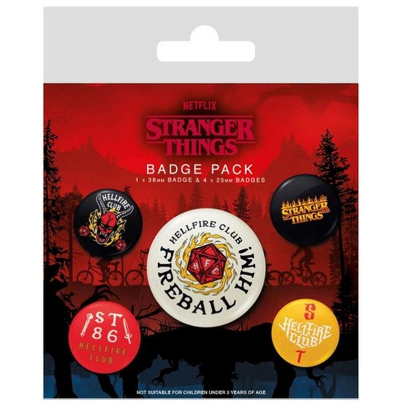 Stanger Things 4 Pin Badge Pack