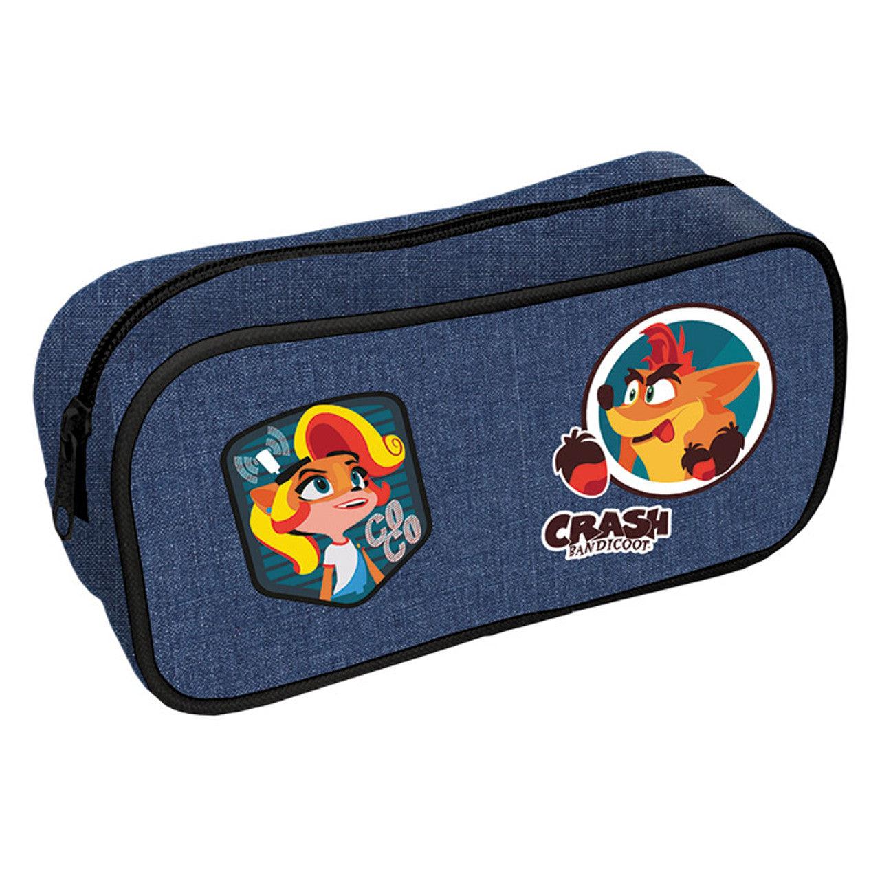 Crash Bandicoot 4 Denim Square Pencil Case