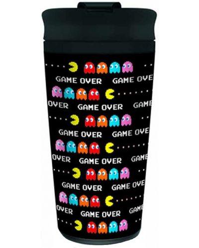 Pac-Man(Game Over) Metal Travel Mug