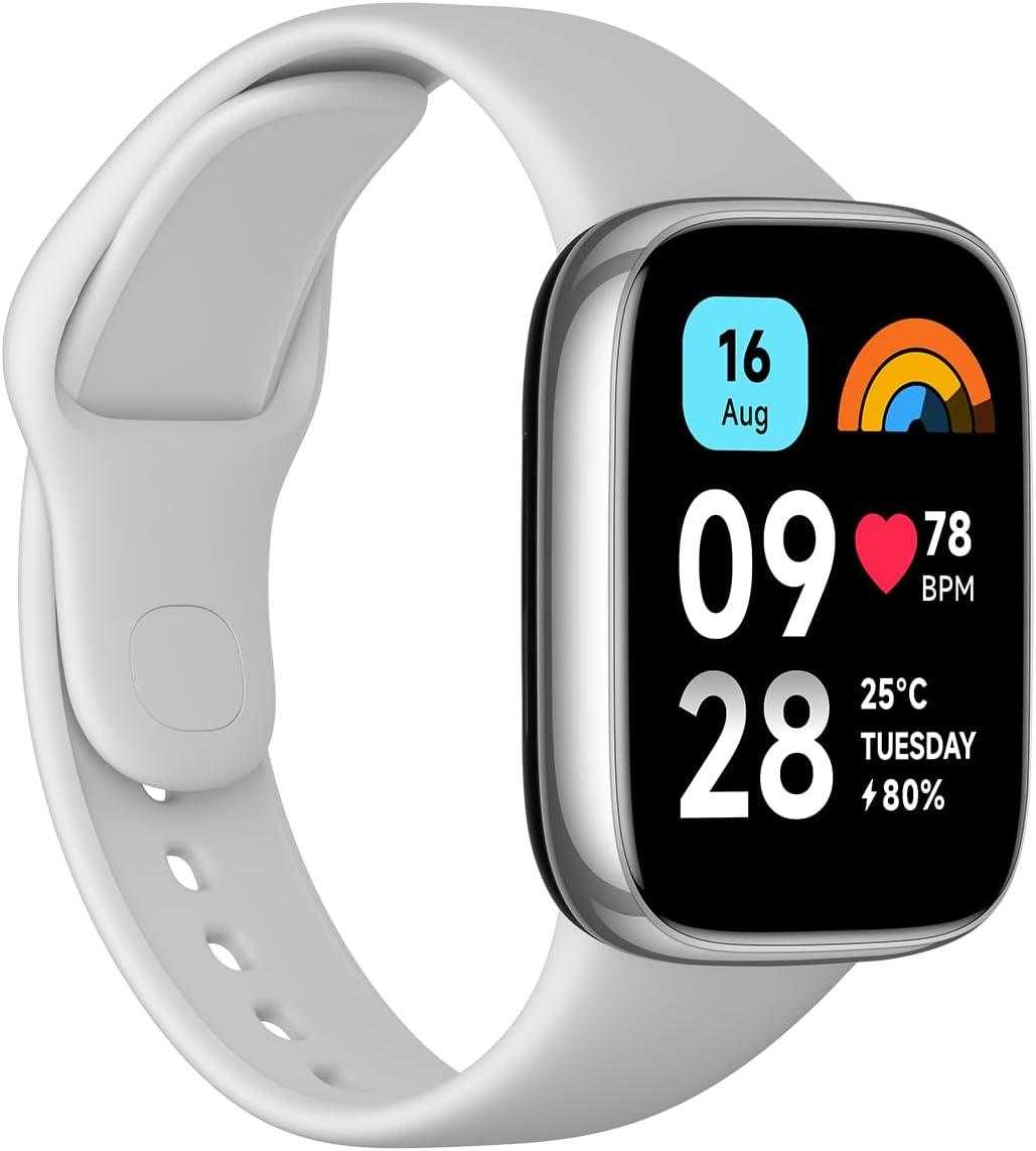 Xiaomi Redmi Watch 3 Active - Bluetooth Calling, 1.83 Inch LCD Display, Heart Rate Monitor, 100 Sports Modes, Up to 12 Days Battery Life, Grey