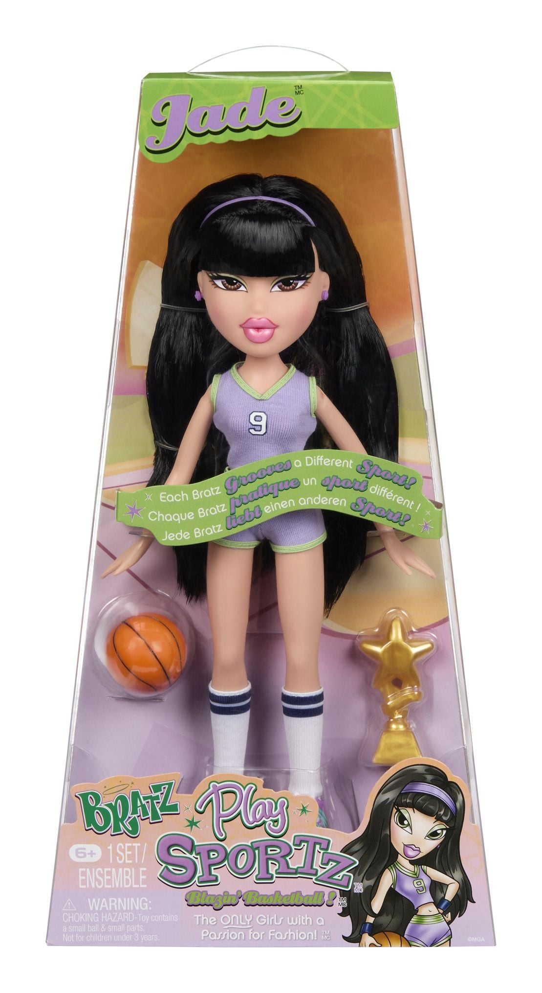 Bratz Play Sportz Doll - Jade (Basketball)