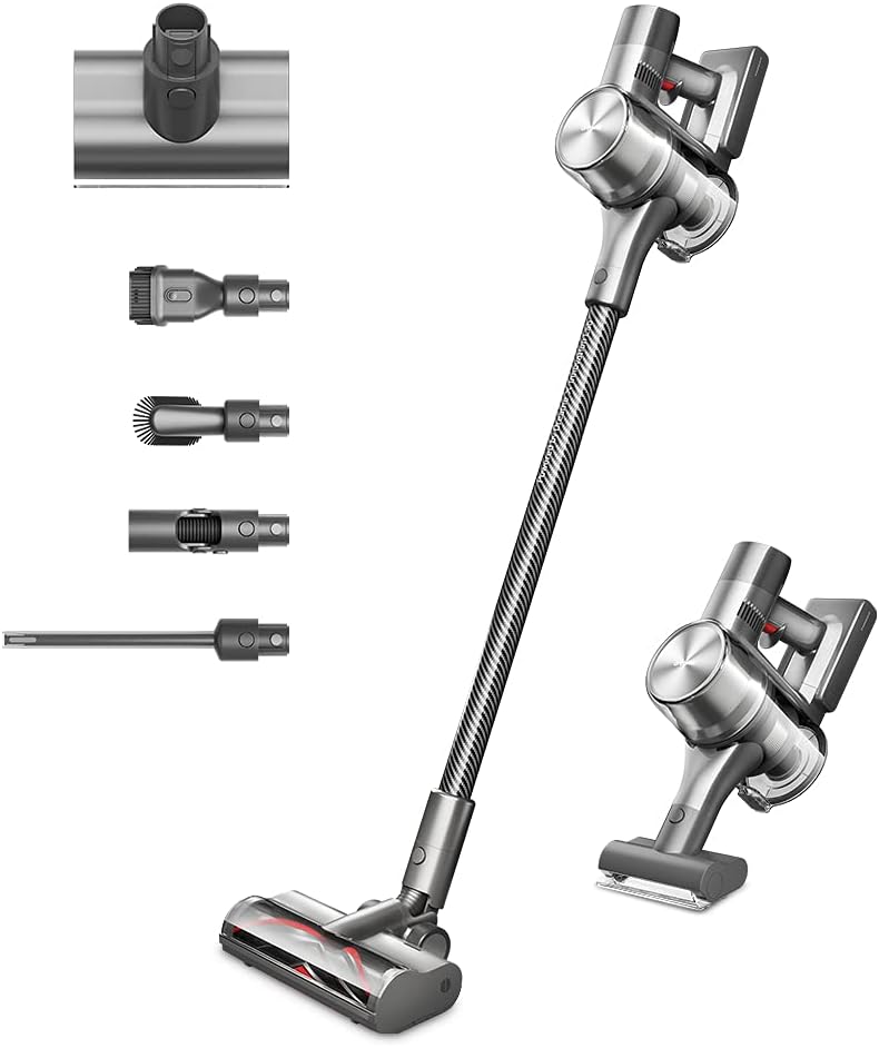 Dreame T30 Cordless Stick Vacuum - 190AW Suction Power with Auto-Adaptation Technology