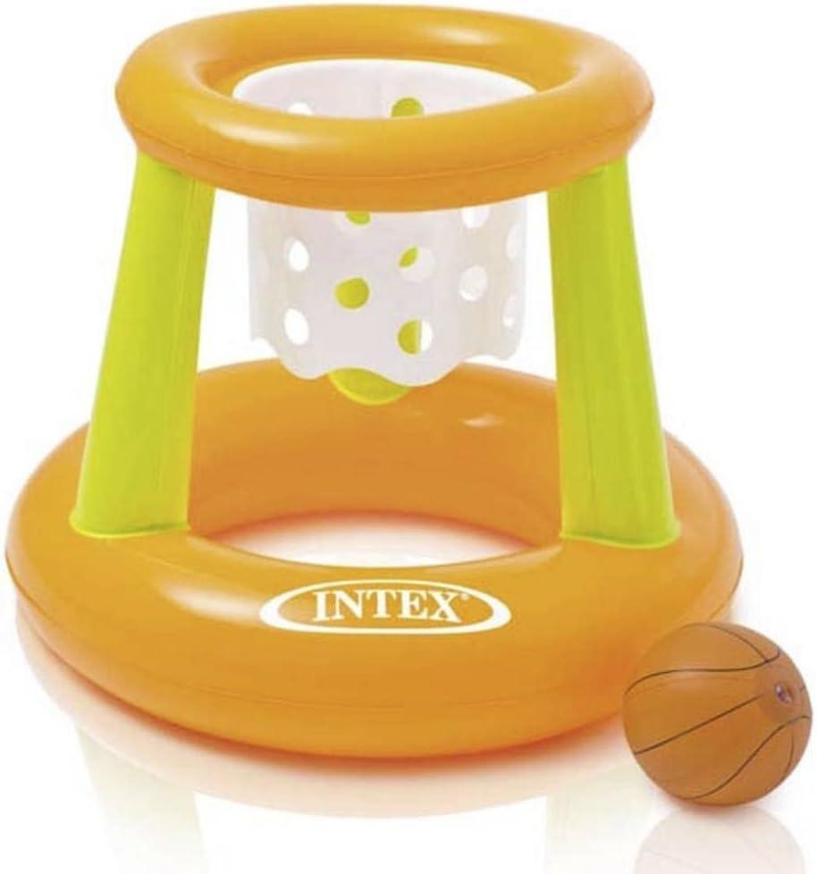 Inflatable Game Intex Orange Green Basketball Basket 67 x 55 cm