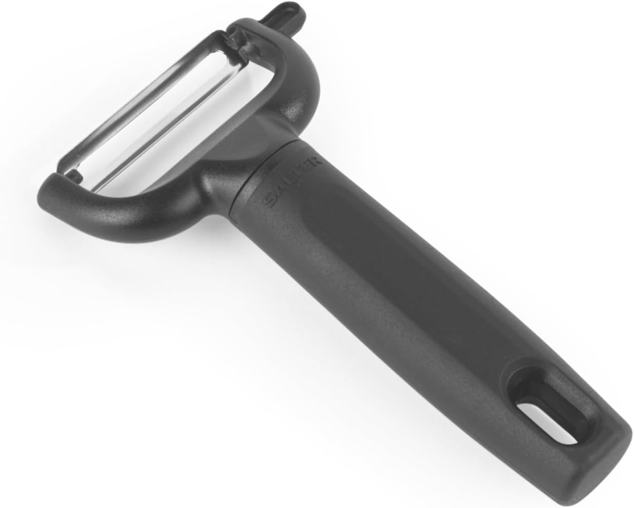 Salter Expert Y Peeler – Handheld Vegetable & Fruit Peeler, Sharp Stainless-Steel Blade, Integrated Potato Eyer, Ergonomic Soft-Grip Handle, Dishwasher Safe Kitchen Tool for Cooking & Food Prep