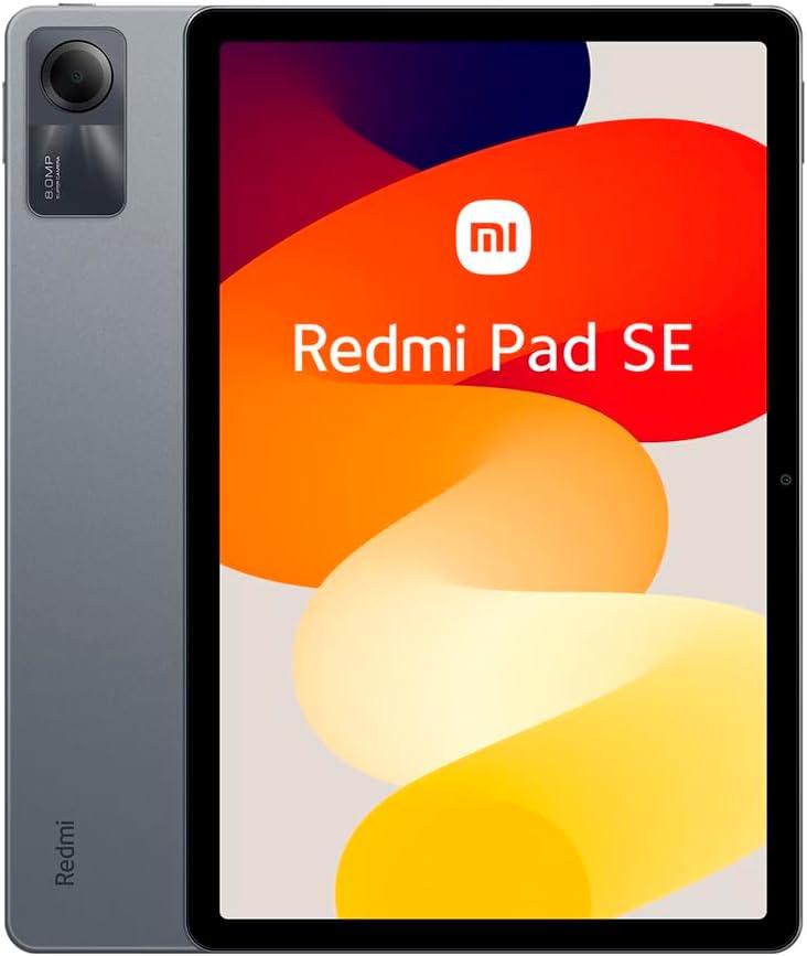 Xiaomi Redmi Pad SE Only WiFi 11" Octa Core 4 Speakers Dolby Atmos 8000mAh Bluetooth 5.3 8MP 128GB + 4GB, Graphite Gray